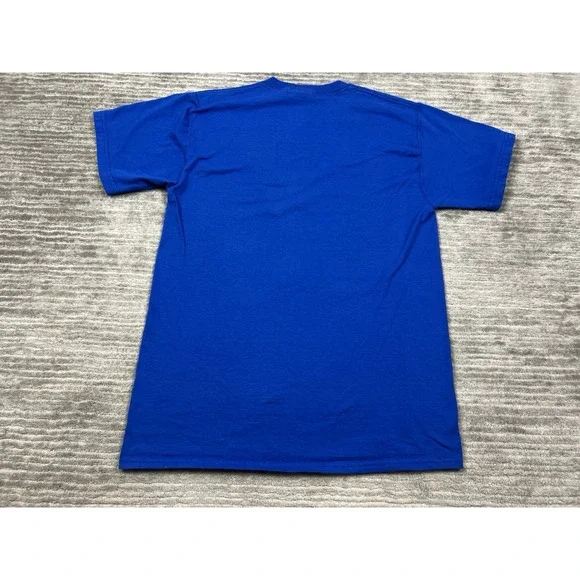 Vintage Fanning Island Shirt‎ Mens Medium Blue Short Sleeve Softeez Cotton - Picture 7 of 12